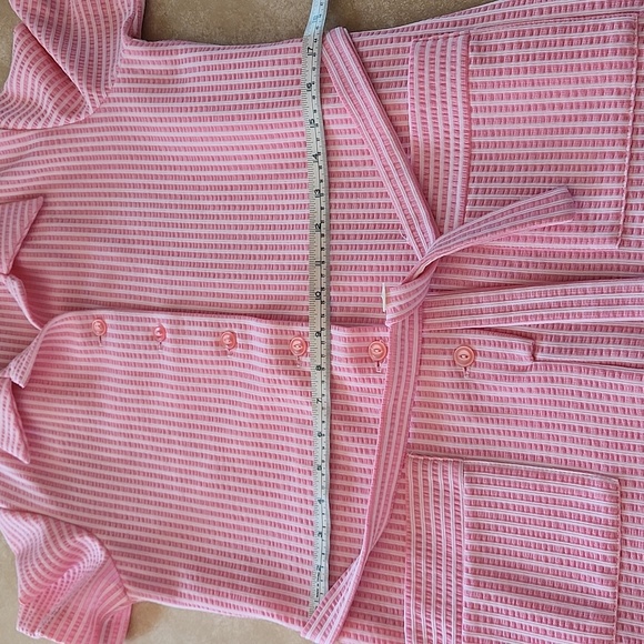 Misses vintage handmade seersucker dress; bust 36" appr Size 10/12 - Picture 6 of 6